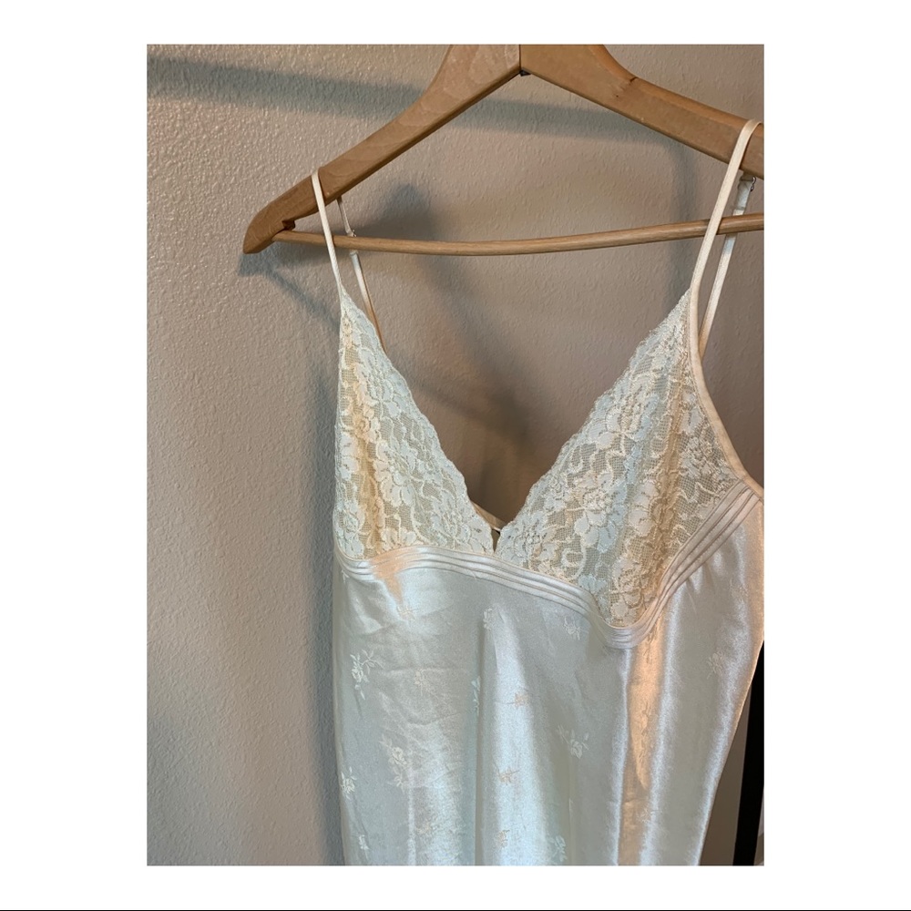 Vintage ivory slip dress